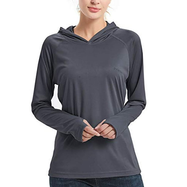 PRIESSEI Women's UPF 50 Sun Protection T-Shirt/Hoodie Outdoor Performance PRIESSEI Women's UPF 50 Sun Protection T-Shirt/Hoodie Outdoor Performance